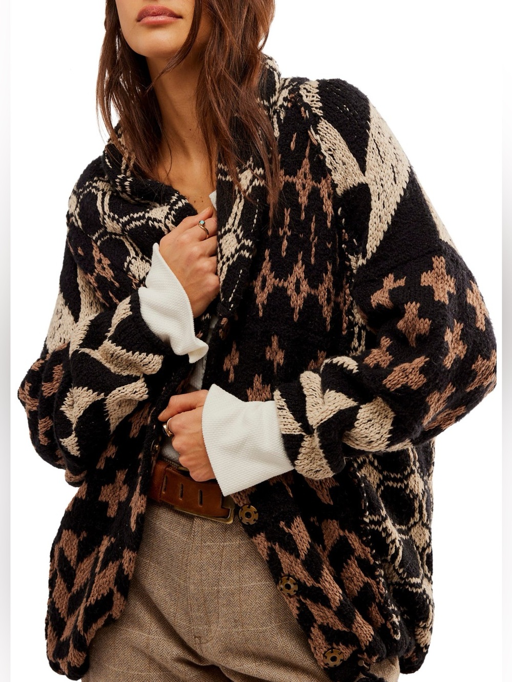 Free People Bright & Optimistic Cardigan - Large